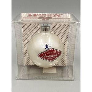 Las Vegas Centennial 1905-2005 Holiday Greetings Christmas Ornament Bulb